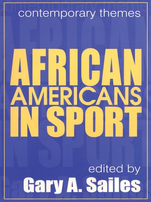 cover image of African Americans in Sports